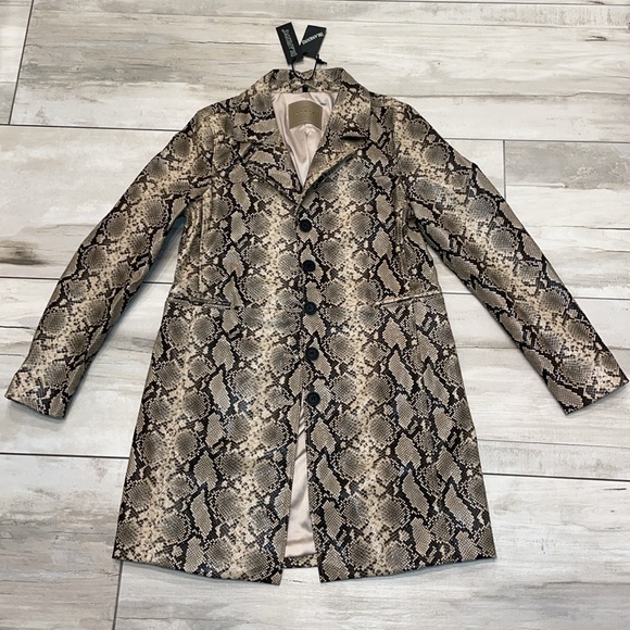 BLANKNYC on the move trench coat S NWT - Picture 2 of 12